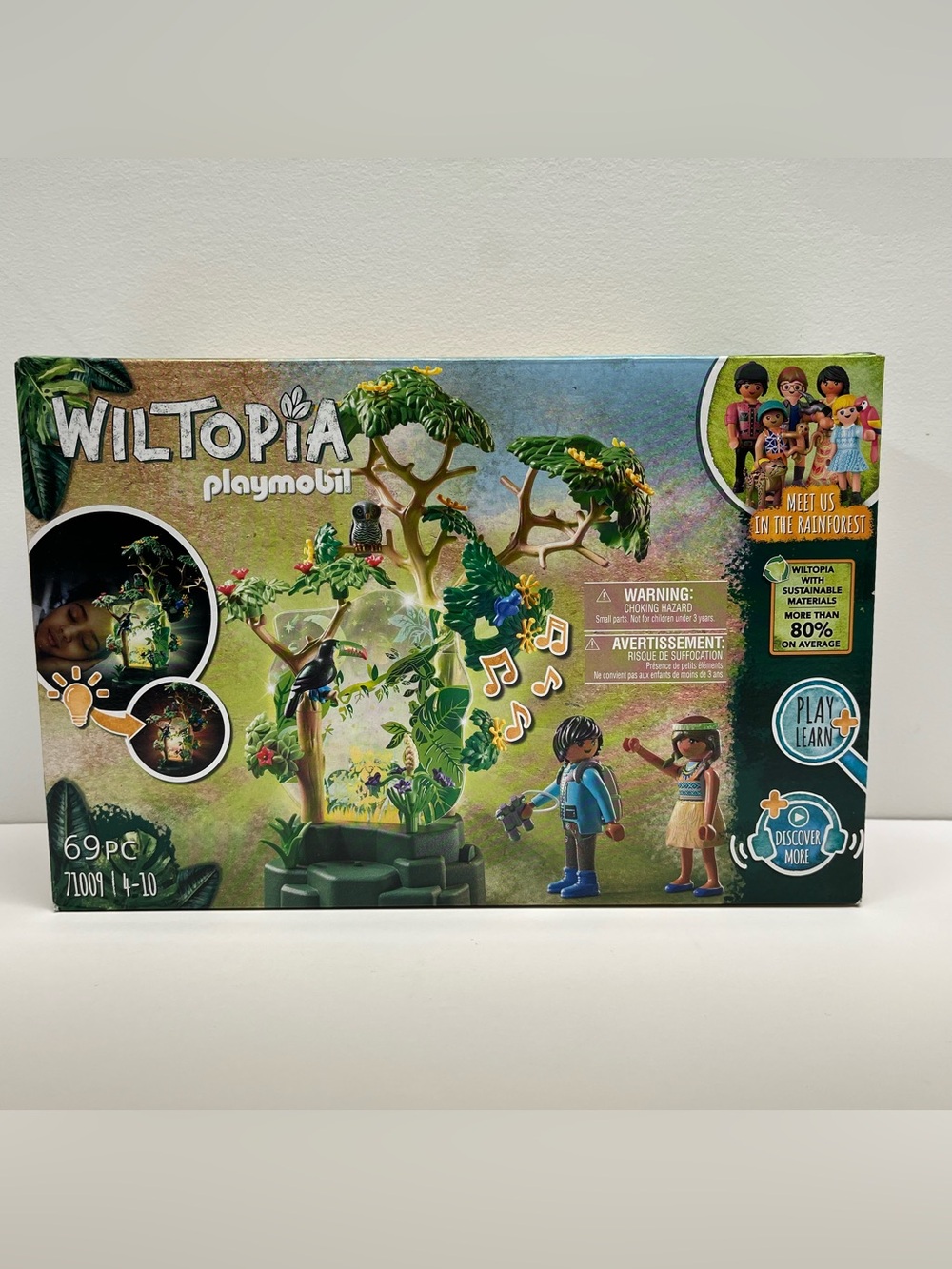 PLAYMOBIL Wiltopia Rainforest Night Light #71009 - NEW